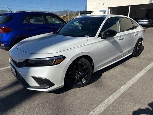 Platinum White Pearl 2023 Honda Civic Sport