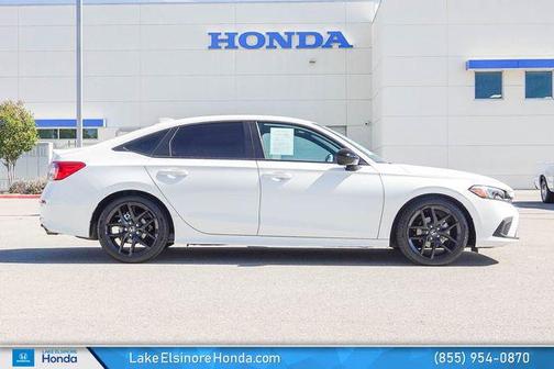 Platinum White Pearl 2023 Honda Civic Sport