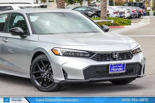 Solar Silver Metallic 2026 Honda Civic Sport