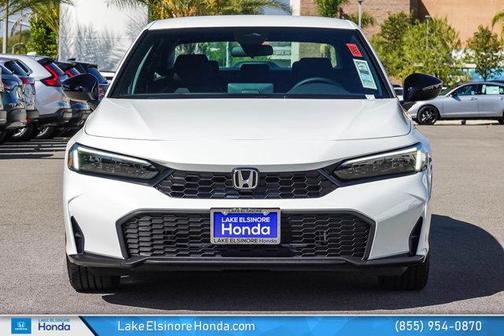 Platinum White Pearl 2026 Honda Civic Sport