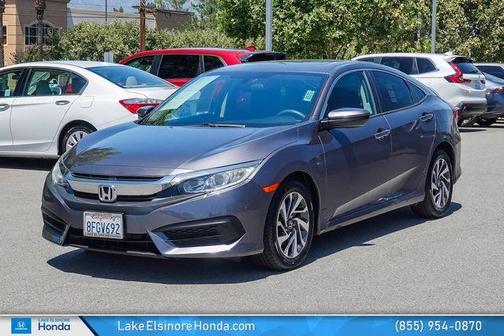 Modern Steel Metallic 2018 Honda Civic EX