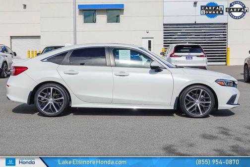 Platinum White Pearl 2024 Honda Civic Touring