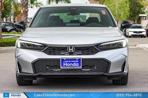 Solar Silver Metallic 2026 Honda Civic Sport