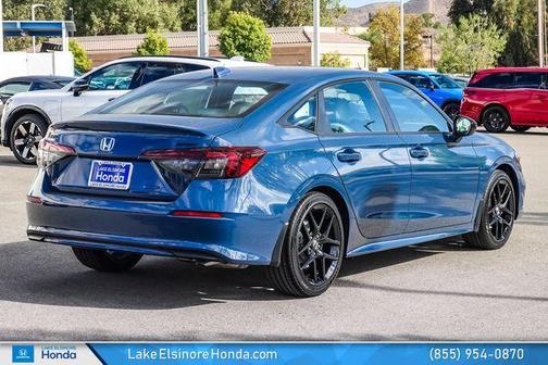 Blue Lagoon 2026 Honda Civic Hybrid Sport