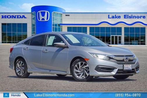 Lunar Silver Metallic 2016 Honda Civic EX