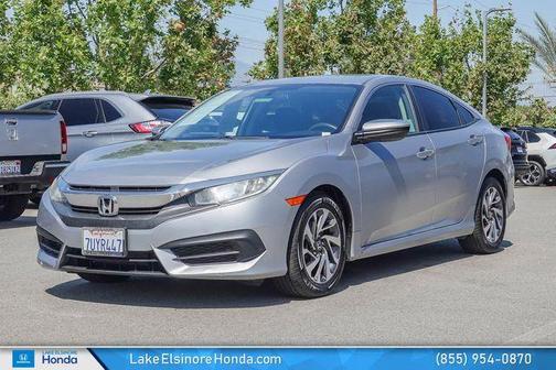 Lunar Silver Metallic 2016 Honda Civic EX