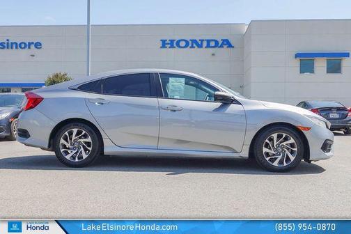 Lunar Silver Metallic 2016 Honda Civic EX