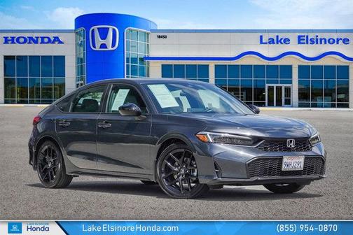 Meteorite Gray Metallic 2026 Honda Civic Hybrid Sport