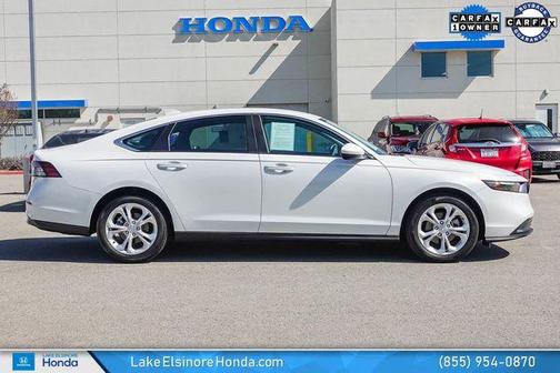 Platinum White Pearl 2024 Honda Accord LX