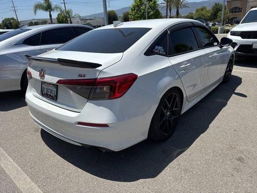 Platinum White Pearl 2024 Honda Civic Si Base