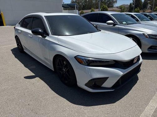Platinum White Pearl 2024 Honda Civic Si Base