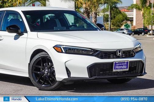 Platinum White Pearl 2026 Honda Civic Sport