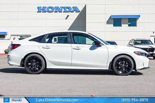 Platinum White Pearl 2026 Honda Civic Sport