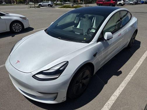 Pearl White Multi 2021 Tesla Model 3 Standard Range Plus