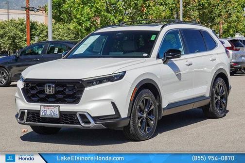 Platinum White Pearl 2023 Honda CR-V Hybrid Sport Touring