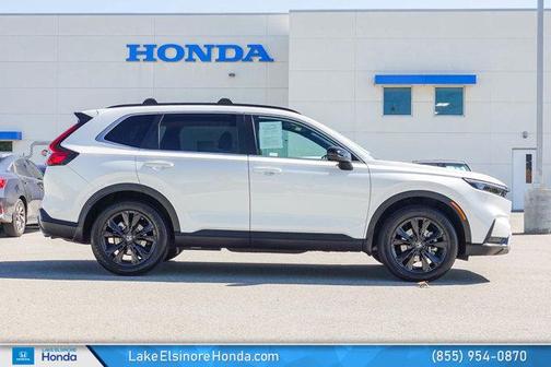 Platinum White Pearl 2023 Honda CR-V Hybrid Sport Touring