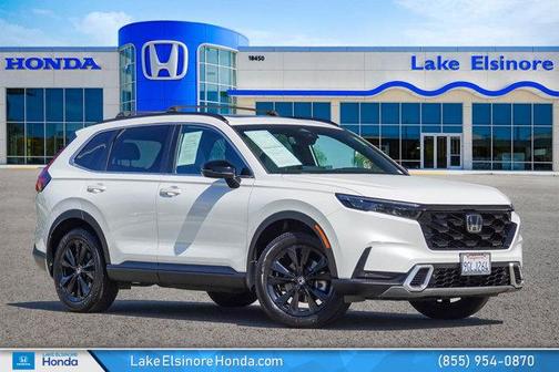 Platinum White Pearl 2023 Honda CR-V Hybrid Sport Touring