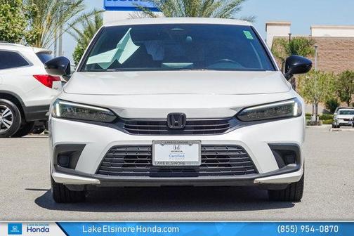 Platinum White Pearl 2022 Honda Civic Sport