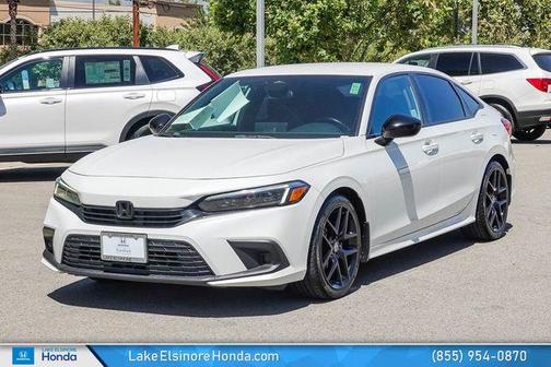Platinum White Pearl 2022 Honda Civic Sport
