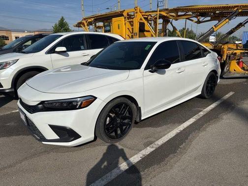 Platinum White Pearl 2022 Honda Civic Sport