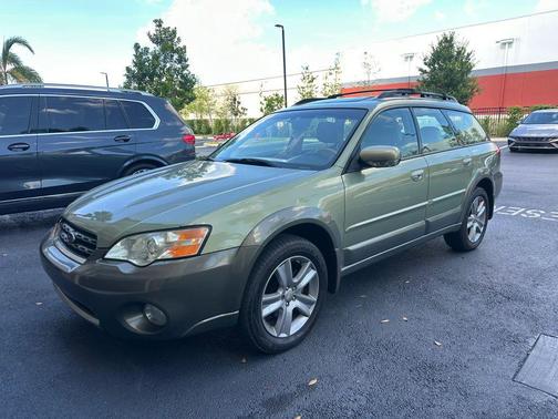 Willow Green Opal/Moss Green Metallic 2006 Subaru Outback 3.0 R