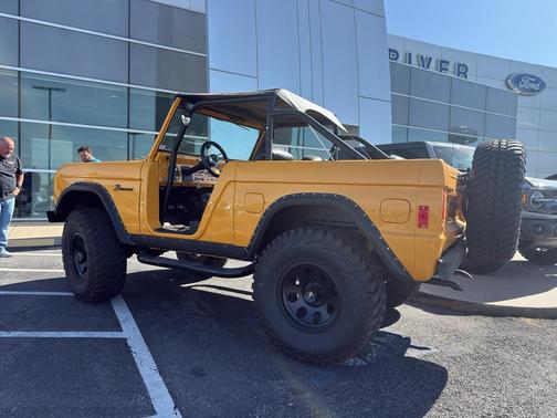 Orange 1977 Ford Bronco