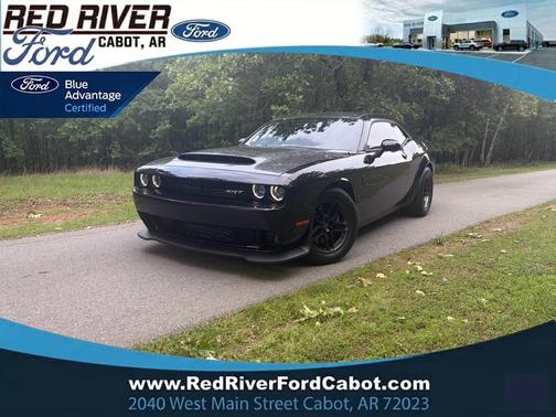 Pitch Black Clearcoat 2023 Dodge Challenger SRT Hellcat