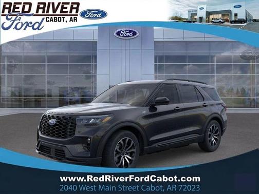 Agate Black Metallic 2026 Ford Explorer ST-Line