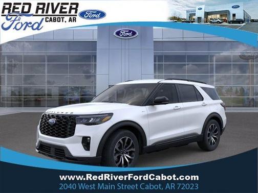 Star White 2026 Ford Explorer ST-Line