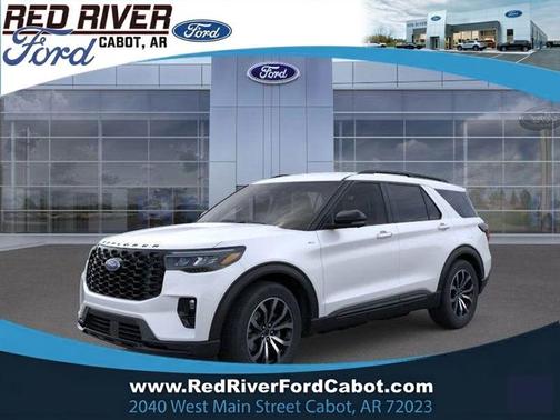 Star White 2026 Ford Explorer ST-Line