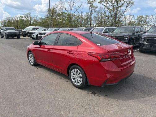 Pomegranate Red Metallic 2022 Hyundai Accent SE