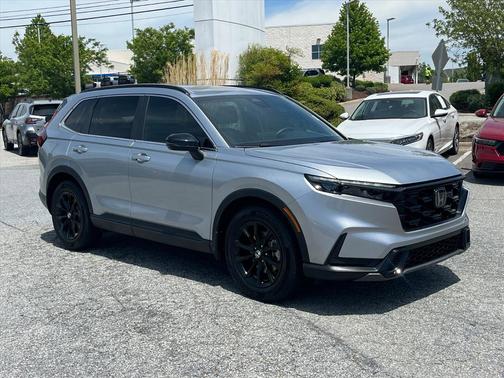 Solar Silver Metallic 2025 Honda CR-V Hybrid