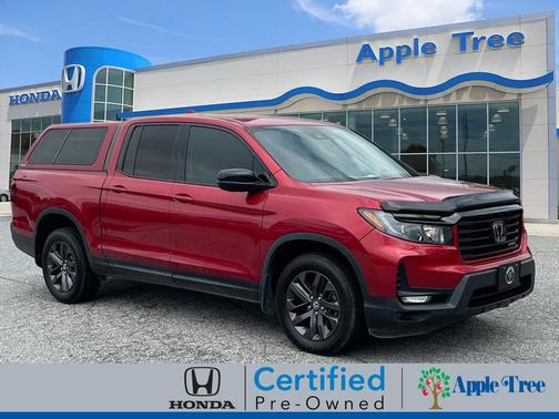 Radiant Red Metallic Ii 2022 Honda Ridgeline