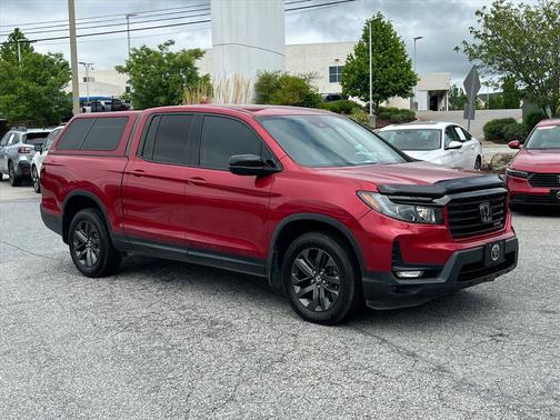 Radiant Red Metallic Ii 2022 Honda Ridgeline