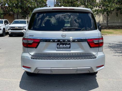 Brilliant Silver Metallic 2024 Nissan Armada SV 4WD
