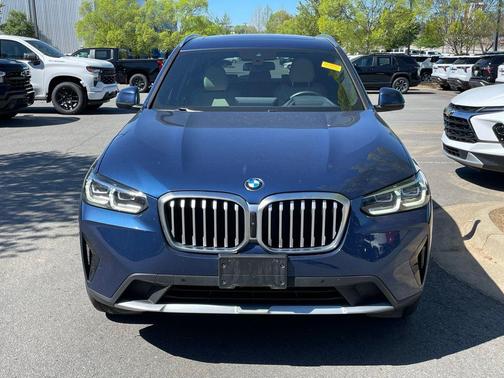 Marina Bay Blue Metallic 2024 BMW X3 xDrive30i