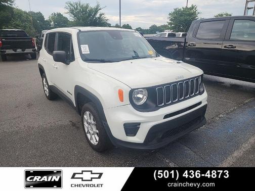 Alpine White Clearcoat 2023 Jeep Renegade Latitude