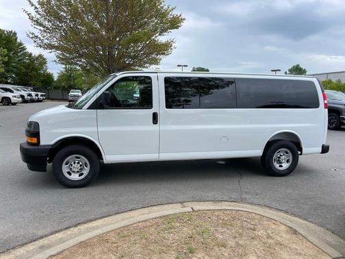 Summit White 2026 Chevrolet Express 3500 3500 Extended Wheelbase, LS, RWD
