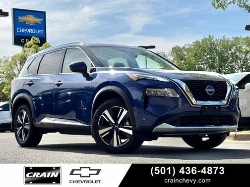 Caspian Blue Metallic 2023 Nissan Rogue Platinum