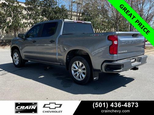 Satin Steel Metallic 2021 Chevrolet Silverado 1500 Custom