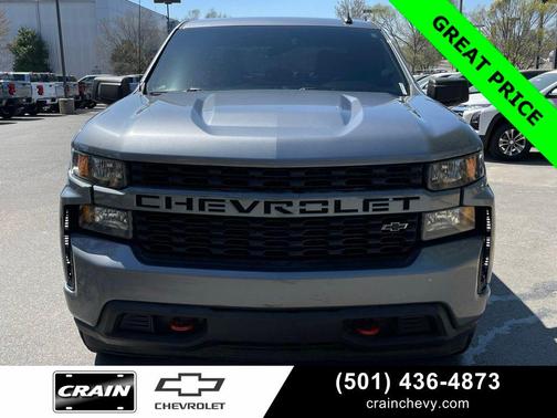 Satin Steel Metallic 2021 Chevrolet Silverado 1500 Custom