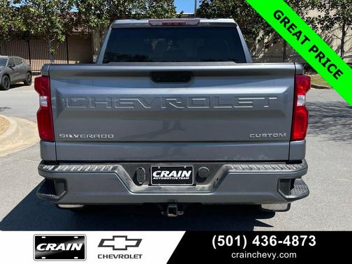 Satin Steel Metallic 2021 Chevrolet Silverado 1500 Custom