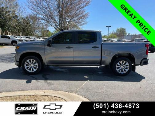 Satin Steel Metallic 2021 Chevrolet Silverado 1500 Custom