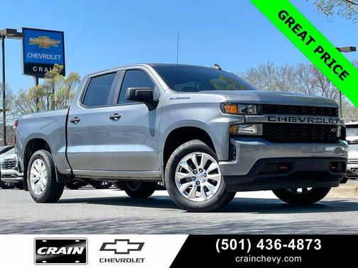 Satin Steel Metallic 2021 Chevrolet Silverado 1500 Custom