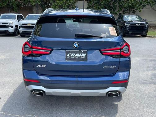 Blue Metallic 2022 BMW X3 xDrive30i