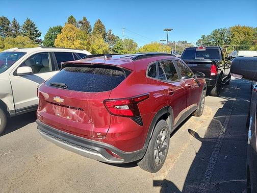 Crimson Metallic 2025 Chevrolet Trax LT