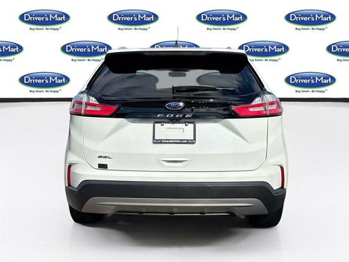 Star White Metallic Tri-Coat 2021 Ford Edge SEL