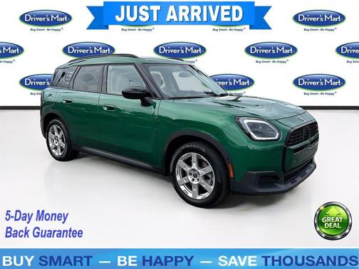 British Racing Green IV Metallic 2025 MINI Countryman Cooper S ALL4