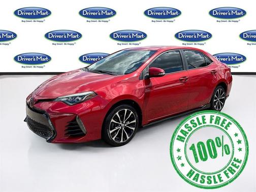 Barcelona Red Metallic 2018 Toyota Corolla SE