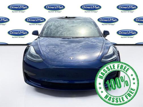 Deep Blue Metallic 2022 Tesla Model 3 Long Range